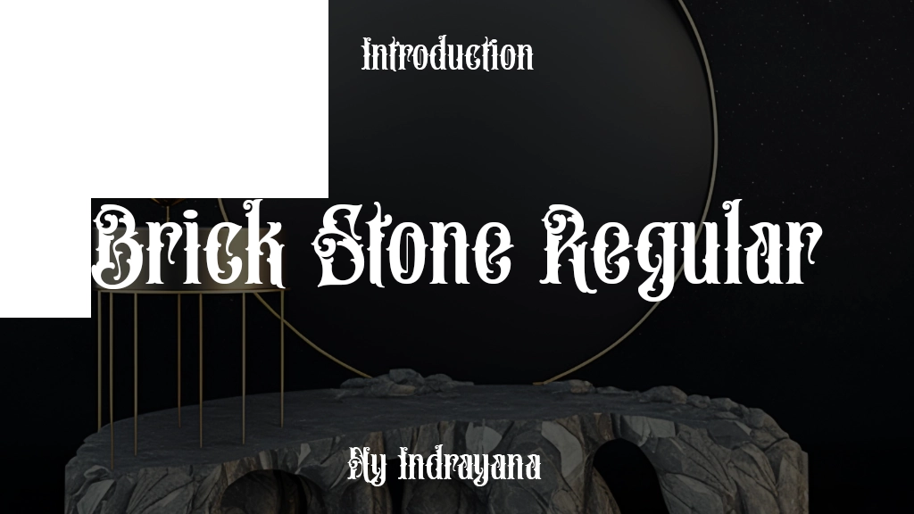 Brick Stone Regular Font Sample Image 1