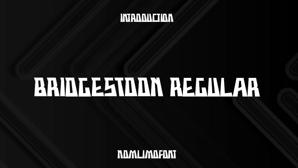 BRIDGESTOON Regular Font Sample Image 1