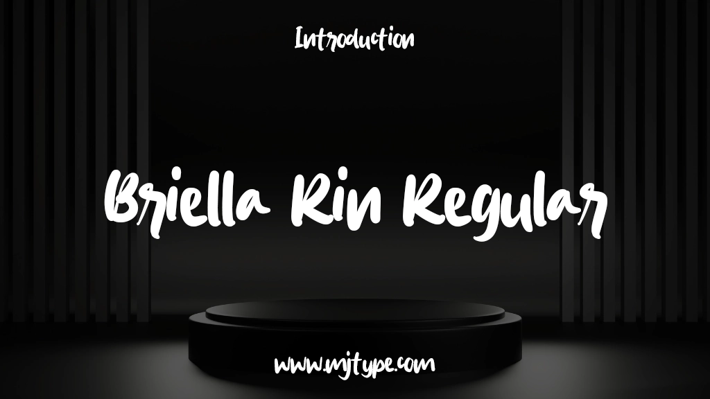 Briella Rin Regular Font Sample Image 1