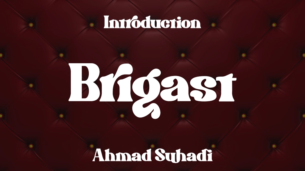 Brigast Font Sample Image 1