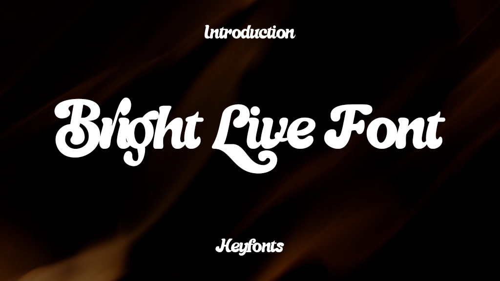 Bright Live Font Font Sample Image 1