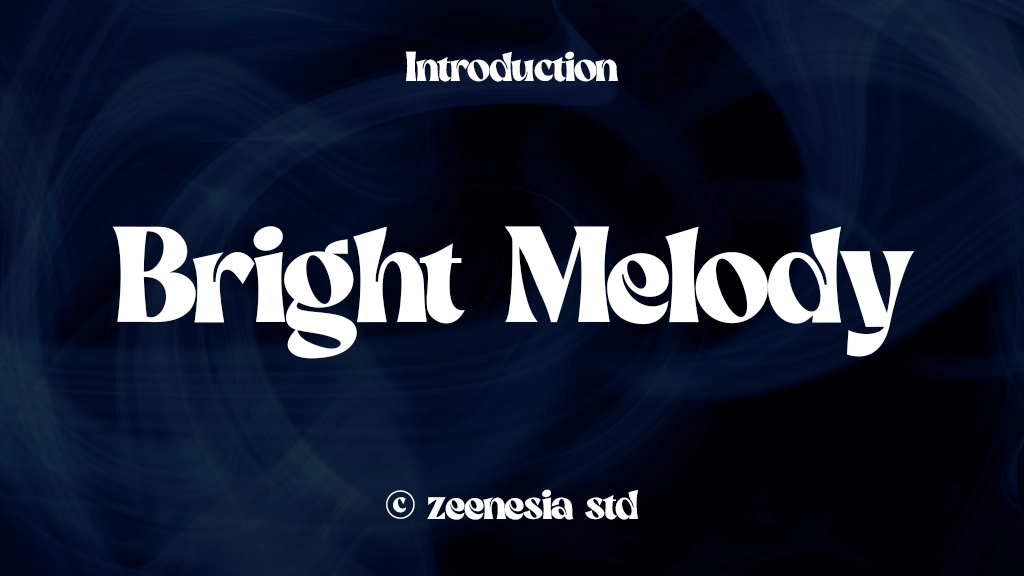 Bright Melody Personal Use Only Regular Font Sample Image 1