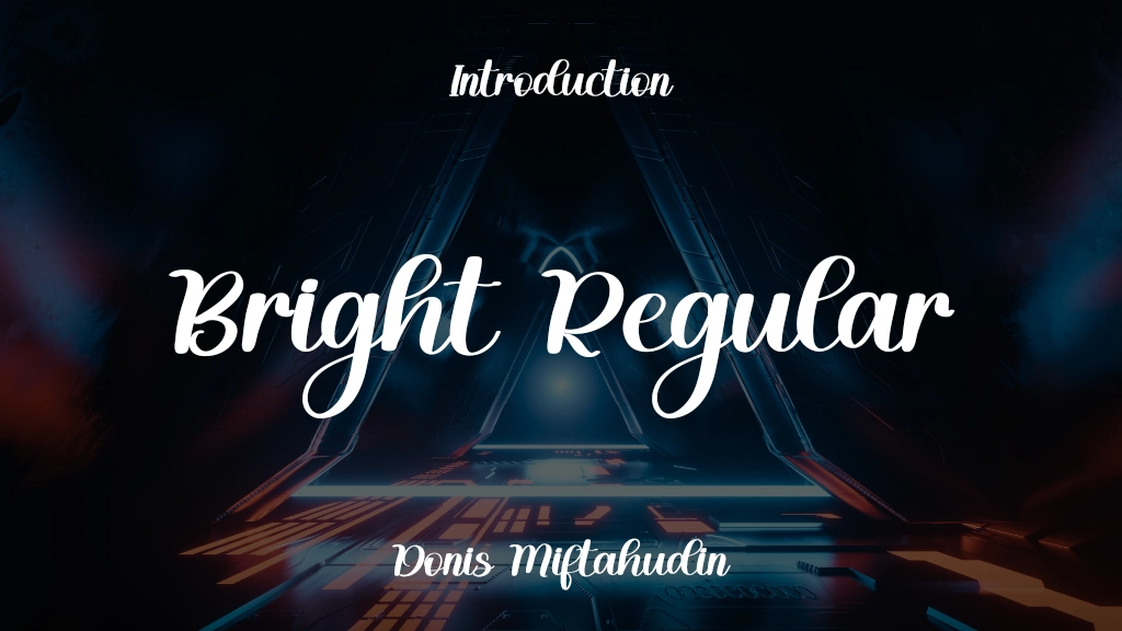 Bright Regular Font Sample Image 1