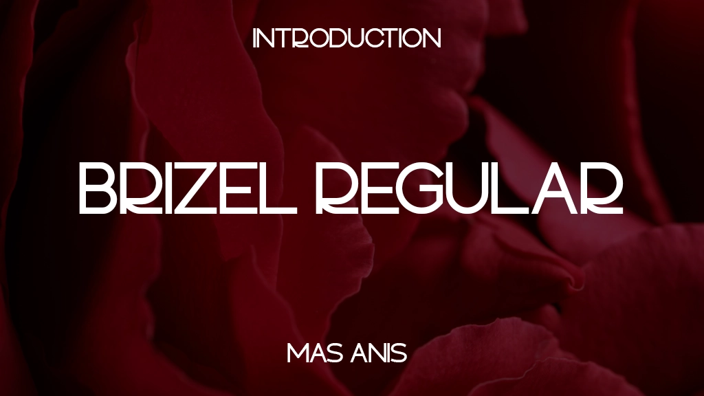 Brizel Regular Font Sample Image 1