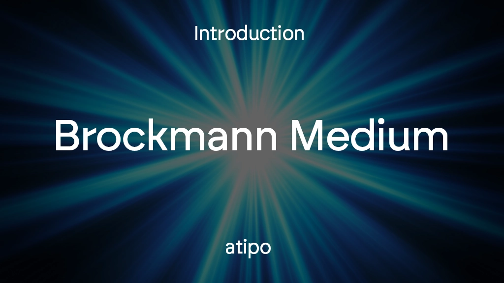 Brockmann Medium Font Sample Image 1