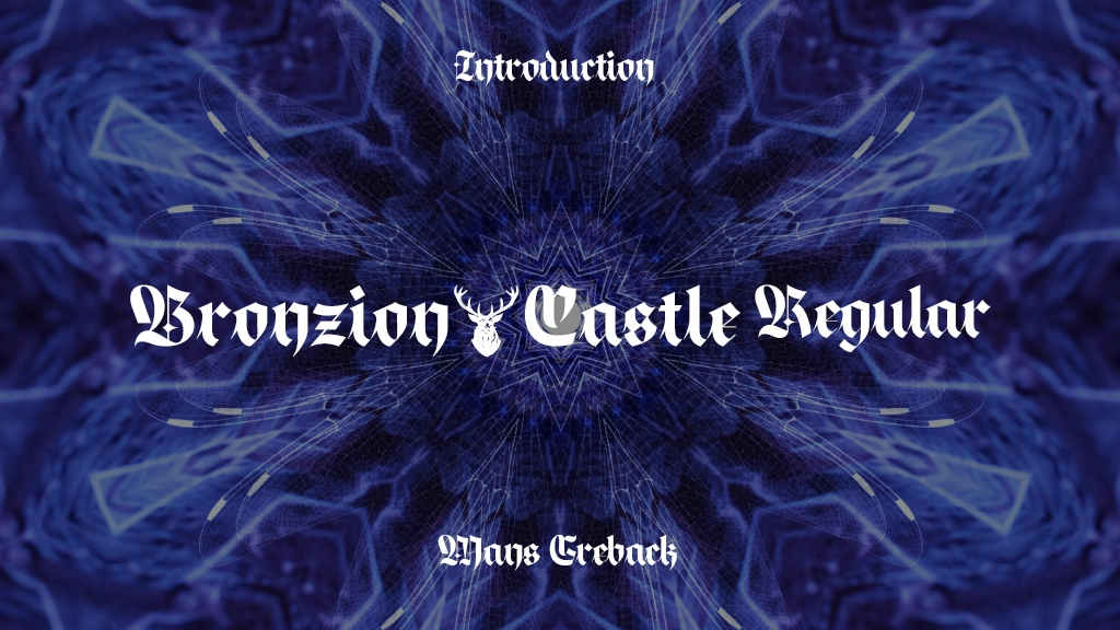 Bronzion Castle PERSONAL USE Regular Font Sample Image 1