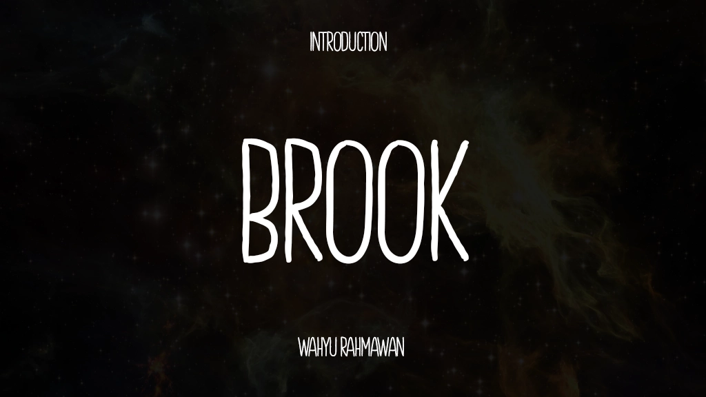 Brook FREE Font Sample Image 1