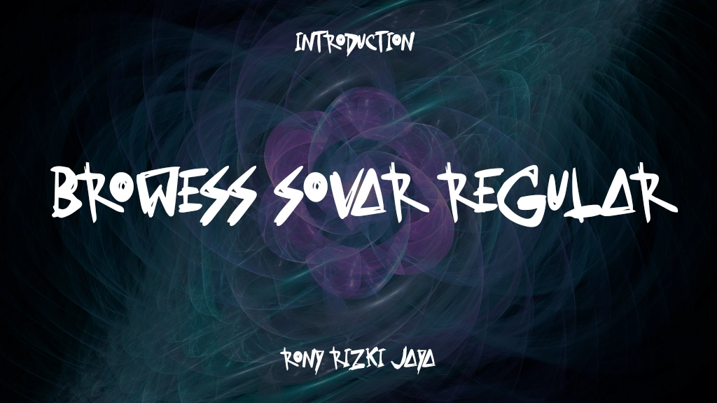 Browess Sovar Regular Font Sample Image 1