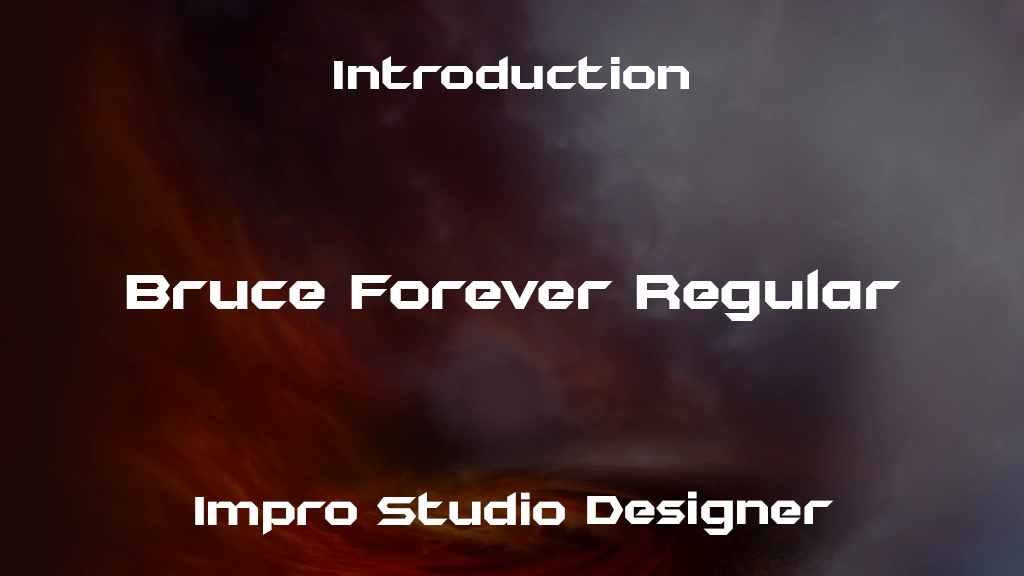 Bruce Forever Regular Font Sample Image 1