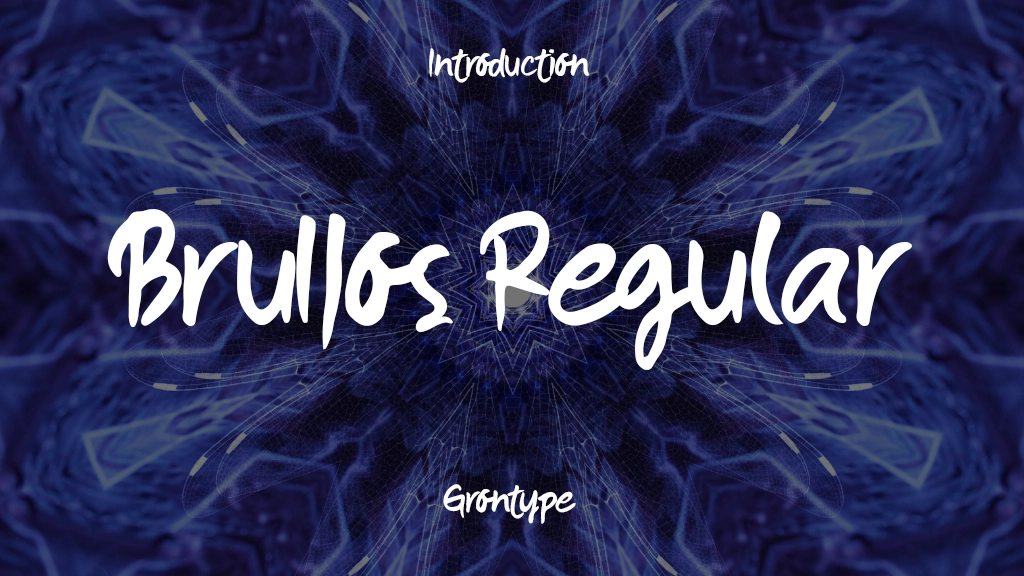 Brullos Regular Font Sample Image 1