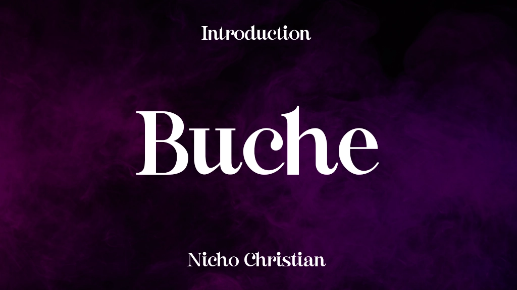 Buche FREE Font Sample Image 1