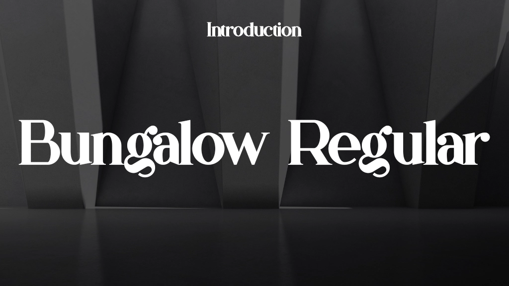 Bungalow Regular Font Sample Image 1