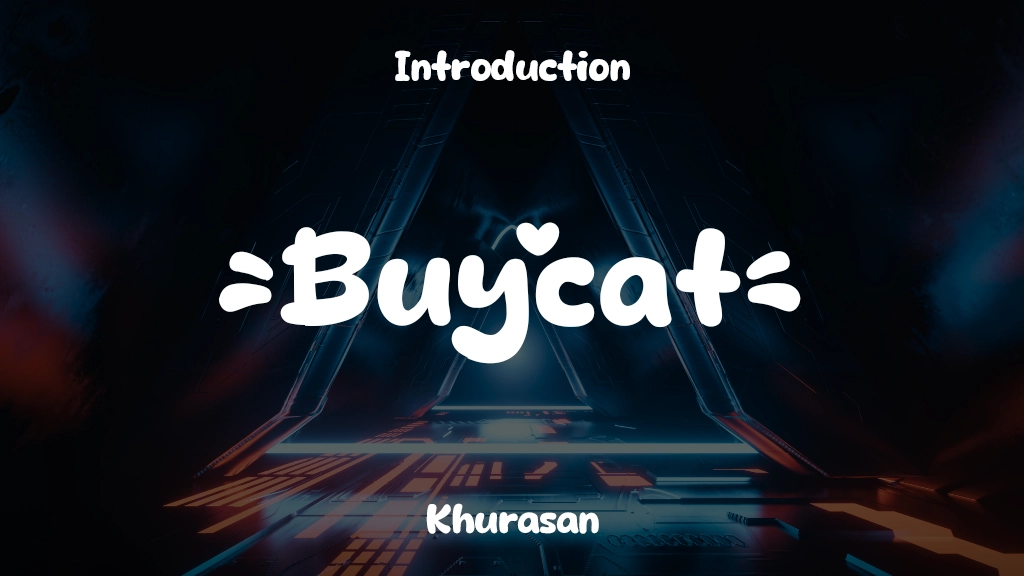 Buycat Font Sample Image 1