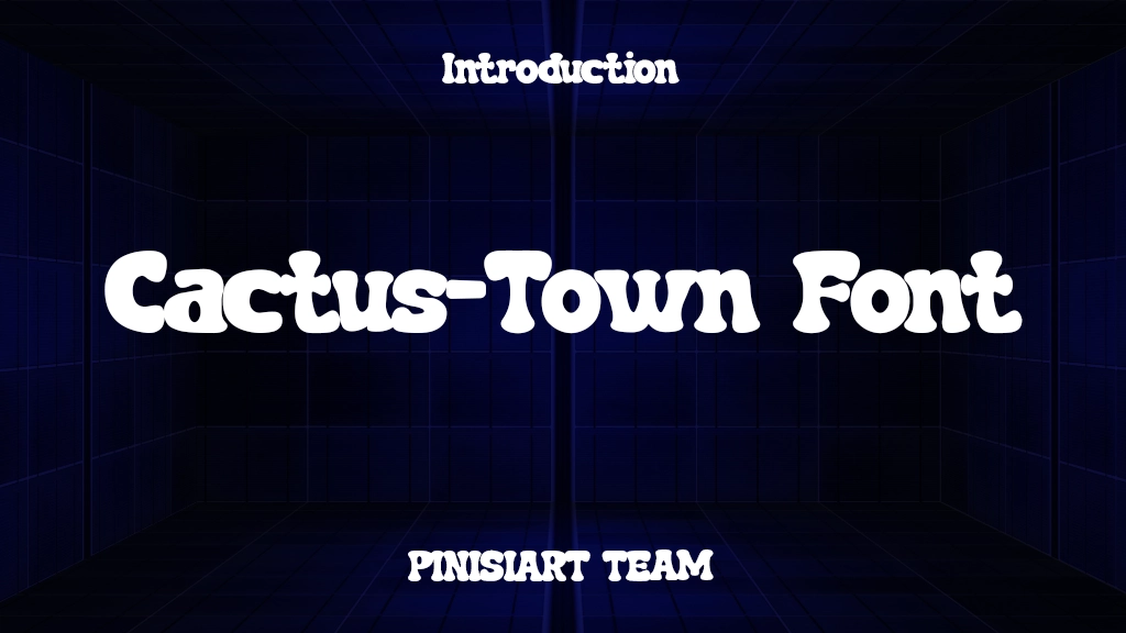 Cactus-Town Font Images d’exemples de polices  1