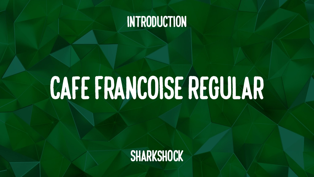 Cafe Francoise Regular Font Sample Image 1