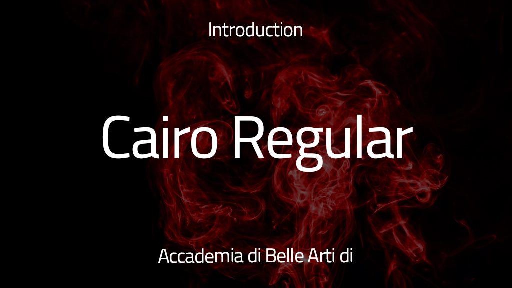 Cairo Regula Font Sample Image 1