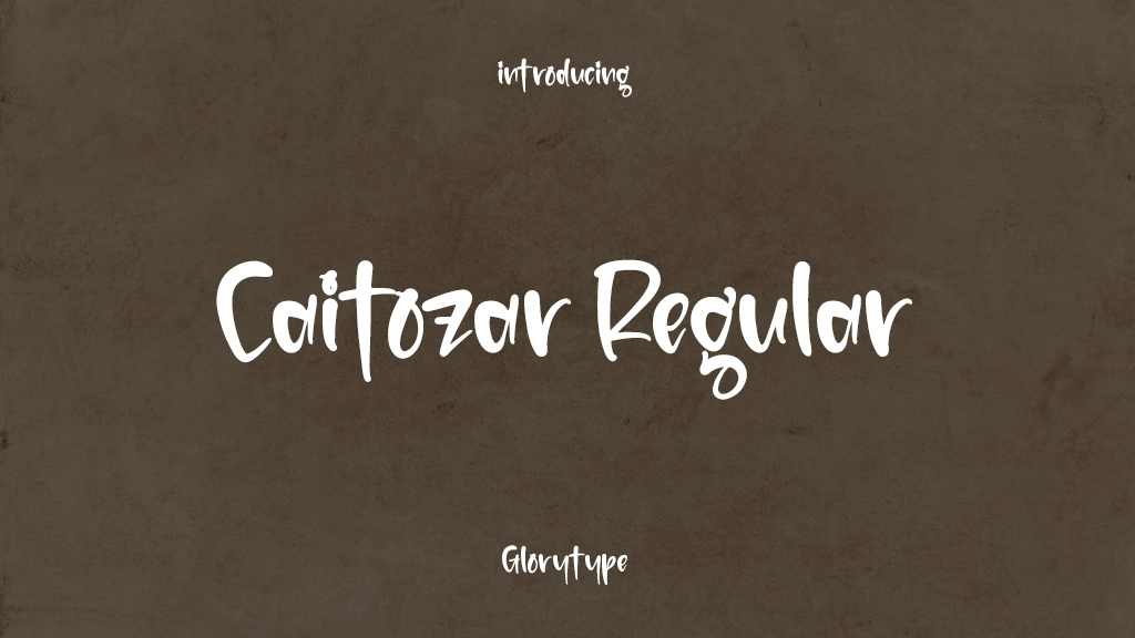 Caitozar Regular Font Sample Images  1