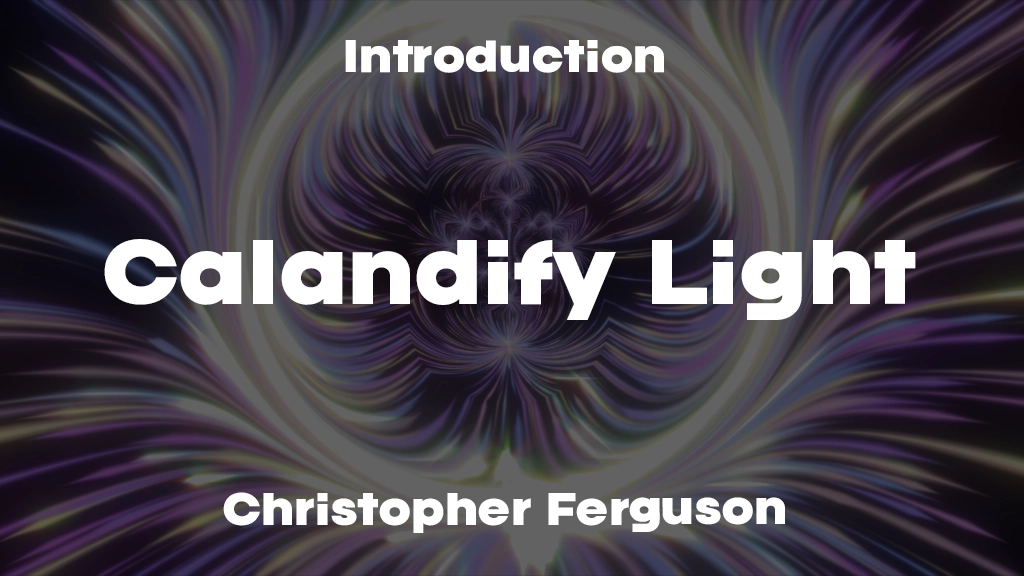 Calandify Light Font Sample Image 1