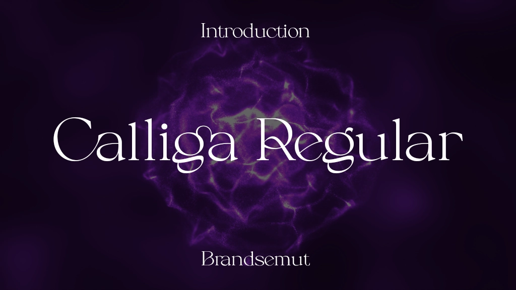 Calliga Regular Font Sample Image 1