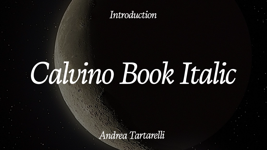 CalvinoTrial Book Italic Font Sample Images  1