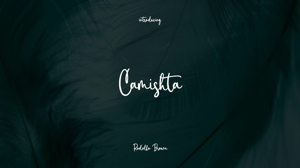 Camishta Font Sample Images  1