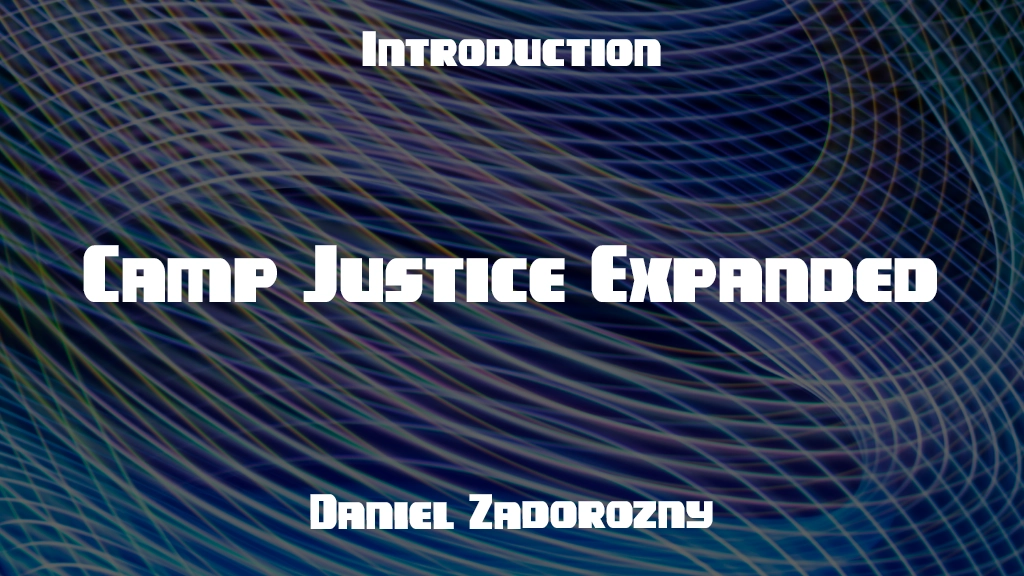 Camp Justice Expanded Expanded Font Sample Images  1