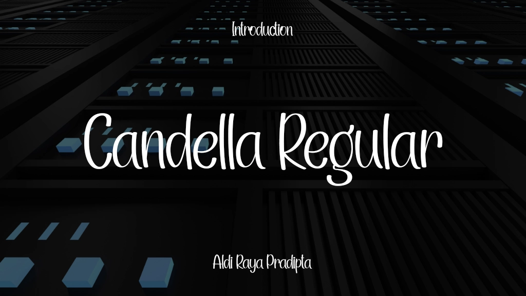 Candella Regular Font Sample Images  1