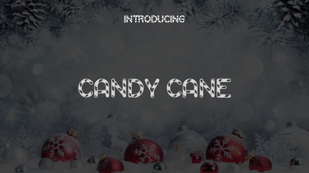 Candy Cane (Unregistered) Font Sample Images  1