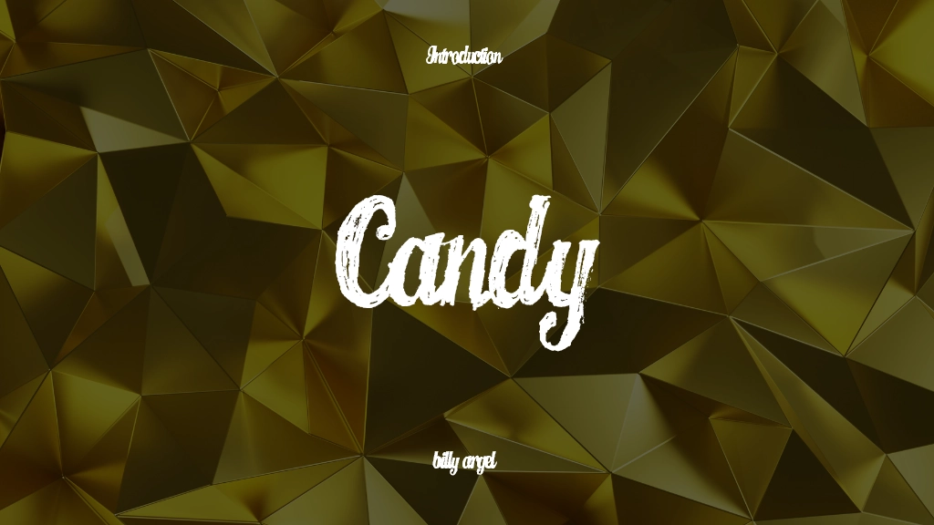 CANDY Font Sample Image 1