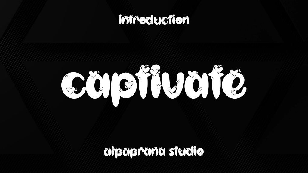 Captivate Font Sample Images  1