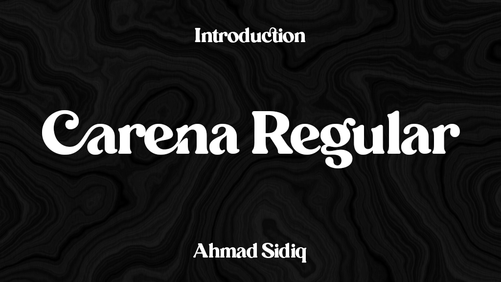 Carena Regular Font Sample Images  1