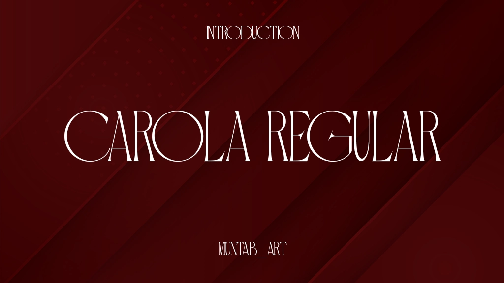 Carola Regular Font Sample Images  1