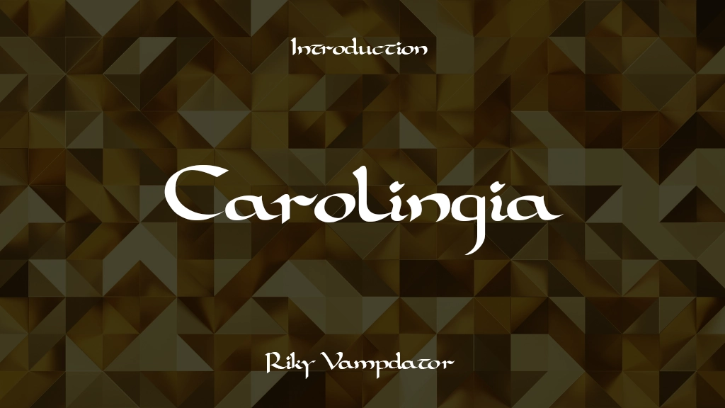 Carolingia Font Sample Image 1