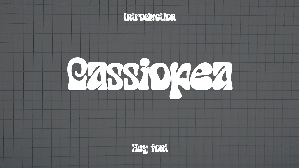 Cassiopea Demo Font Sample Image 1