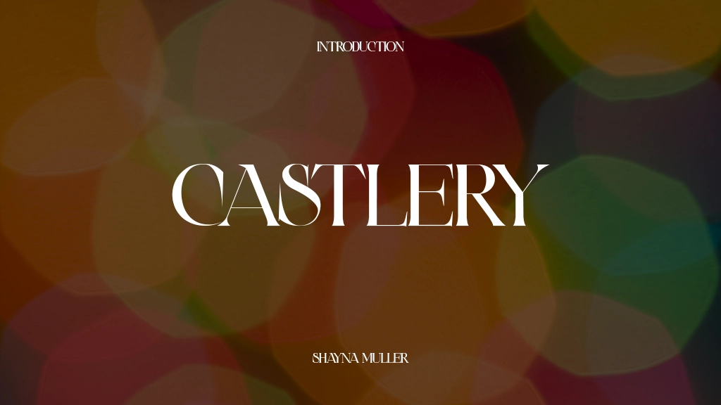 Castlery Font Sample Images  1