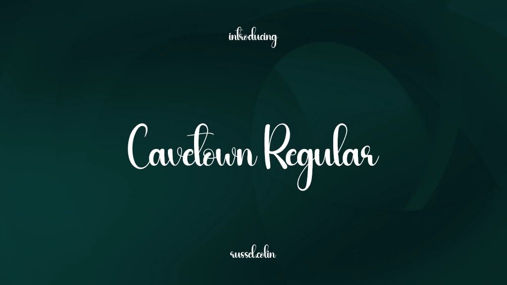 Cavetown Regular Font Sample Images  1