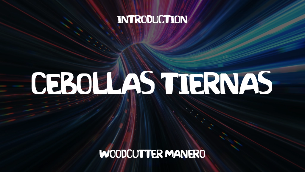 Cebollas Tiernas Font Sample Images  1