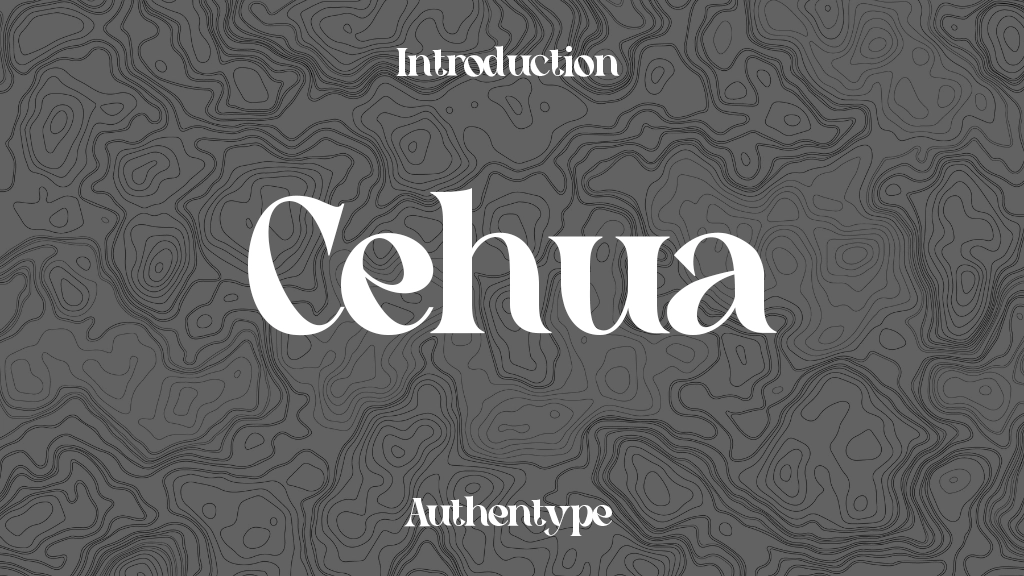 Cehua Free Free Beispielbilder für Schriftarten  1