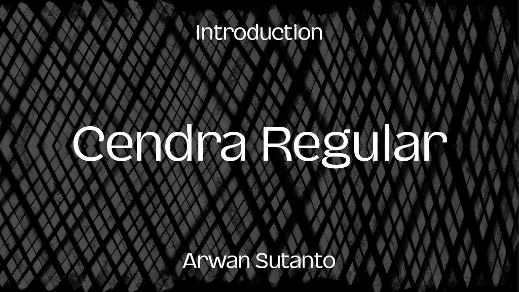 Cendra Regular Font Sample Image 1