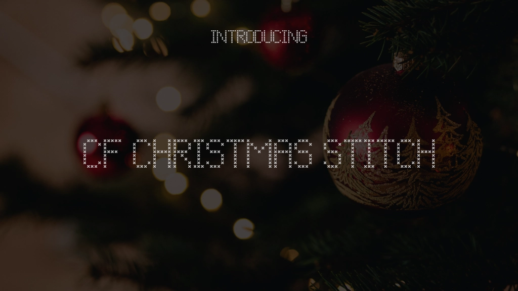 CF Christmas Stitch Font Sample Images  1