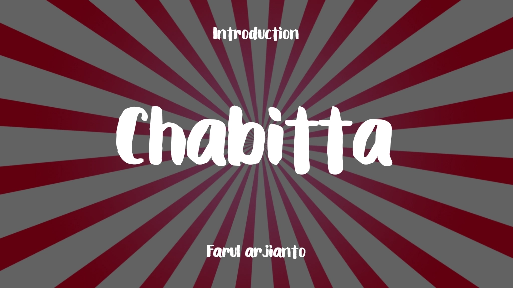 Chabitta Chabitta Font Sample Images  1