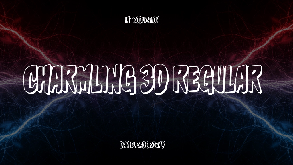 Charmling 3D Regular Font Sample Images  1