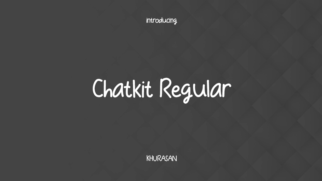 Chatkit Regular Font Sample Images  1