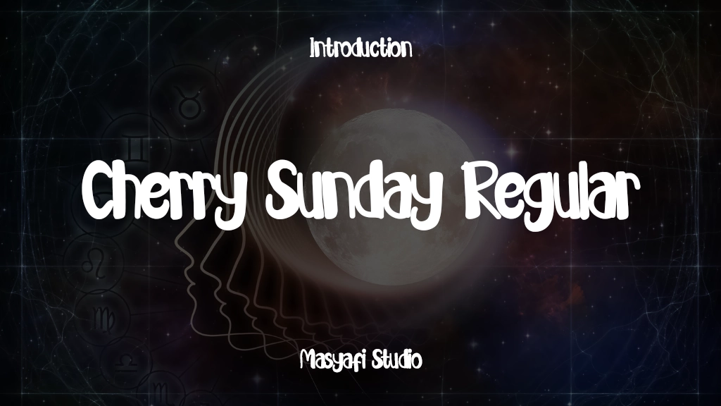 Cherry Sunday Regular Font Sample Image 1