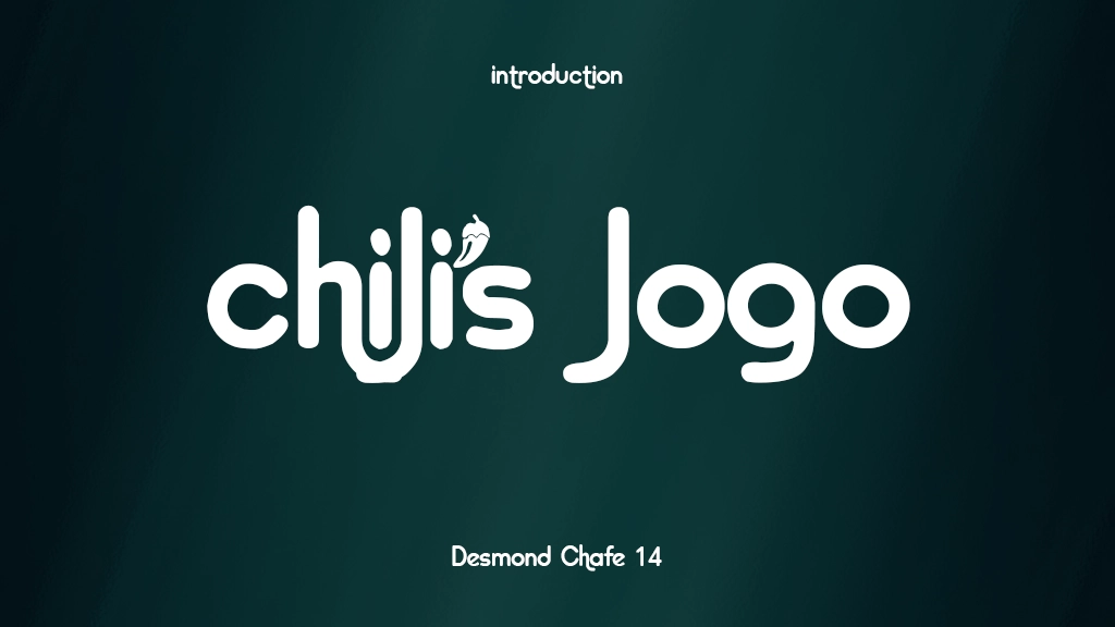 chili's logo Font Sample Image 1