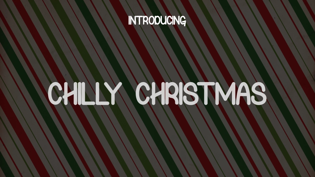 Chilly Christmas Font Sample Images  1