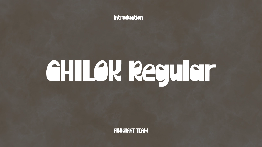 CHILOK Regular Font Sample Images  1