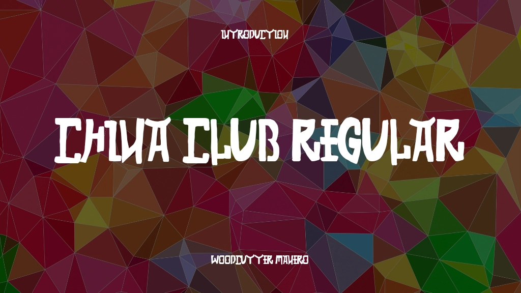 China Club Regular Font Sample Images  1