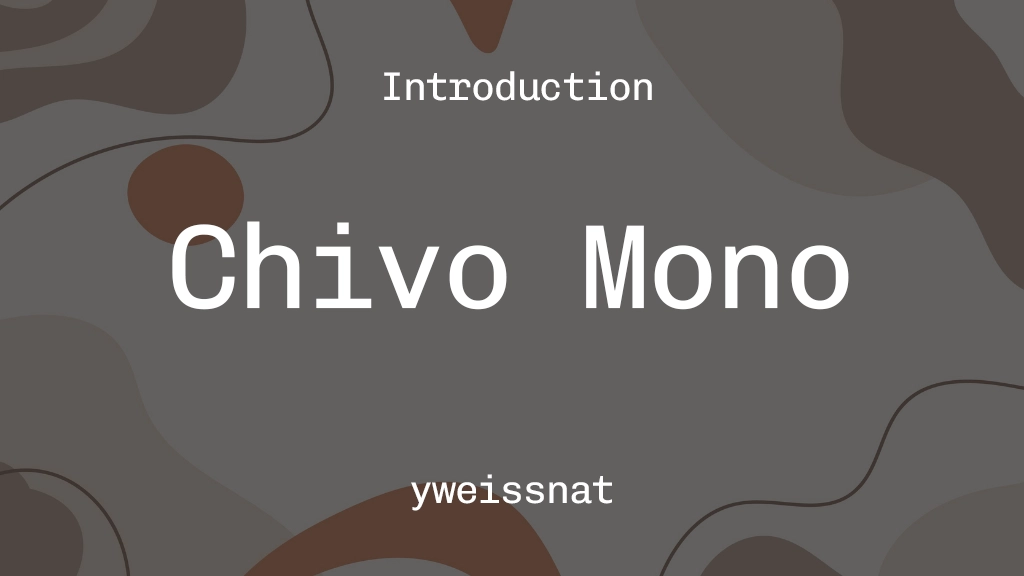 Chivo Mono Font Font Sample Images  1