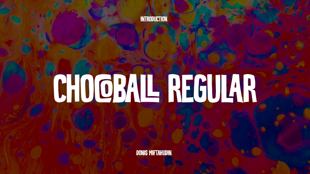 Chocoball Regular Font Sample Image 1